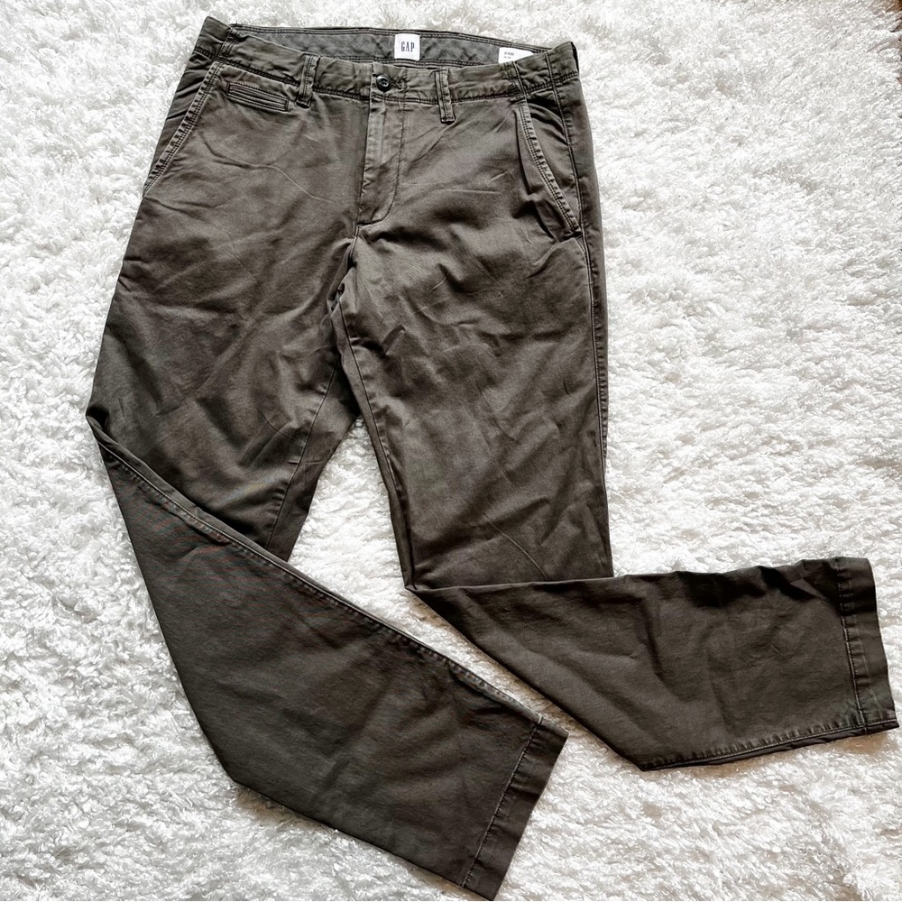 Gap Mens Slim Fit Size 31x32 Gray Casual